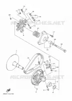 POULIE PRIMAIRE pour Yamaha SIDEWINDER 2024