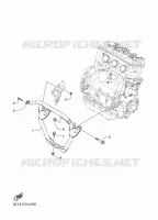 SUPPORT MOTEUR 2 pour Yamaha SIDEWINDER 2024