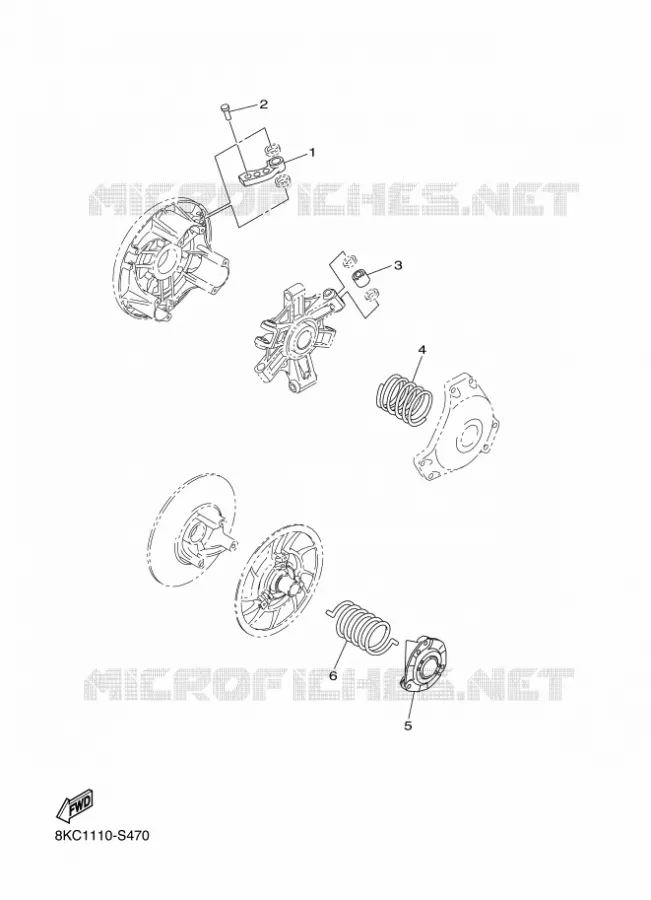 PIÈCES OPTIONNELLES Yamaha snowmobiles 1000 2024 SIDEWINDER  SRS10LLP