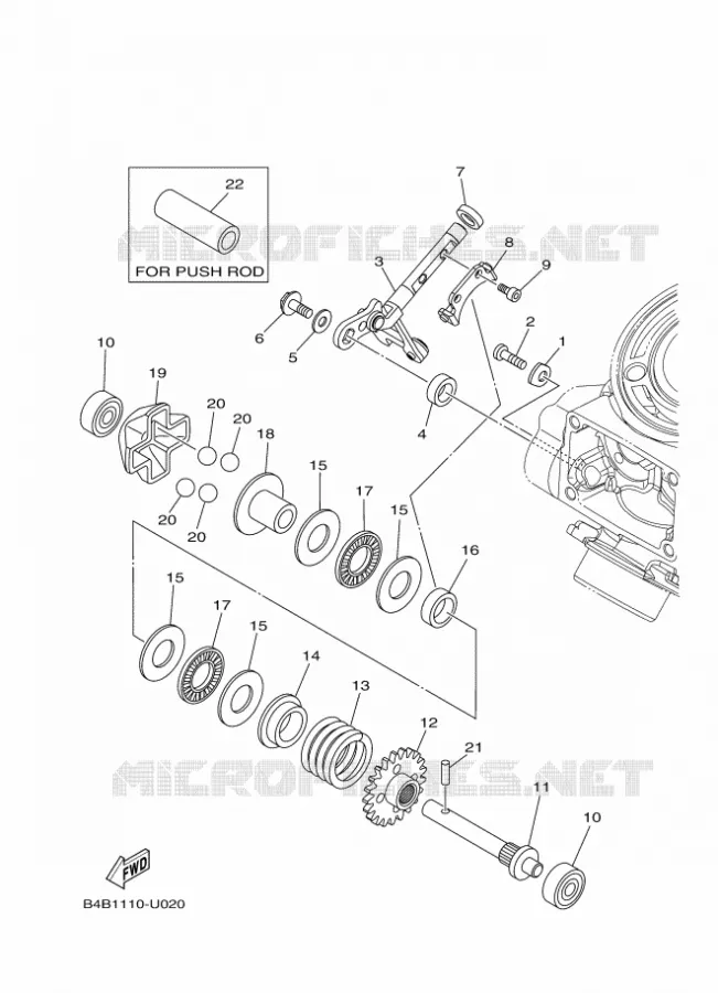 VALVE D'ECHAPPEMENT Yamaha MOTO 85 2024 YZ  YZ85R