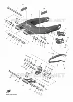 BRAS ARRIERE pour Yamaha YZF 2024