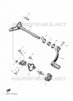 AXE DE SELECTEUR / PEDALE pour Yamaha YZF 2024