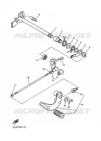 AXE DE SELECTEUR / PEDALE pour Yamaha V-STAR 2024