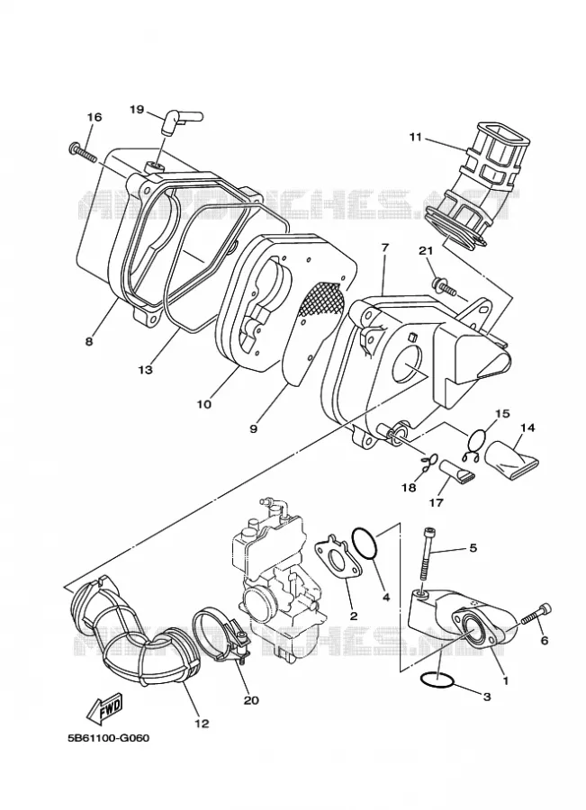 ADMISSION Yamaha MOTO 110 2024 TTR  TT-R110ER