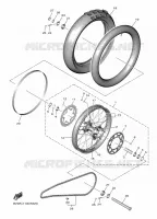 ROUE ARRIERE pour Yamaha YZF 2024