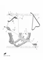 SUPPORT / REPOSE PIEDS pour Yamaha YZF 2024