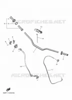 GUIDON ET CABLES pour Yamaha YZF 2024