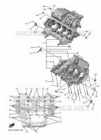 CARTER MOTEUR pour Yamaha R1 2024