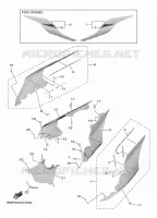 COUVERCLE LATERAL pour Yamaha R1 2024