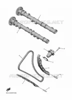 ARBRE A CAMES / CHAINE DE DISTRIBUTION pour Yamaha R1 2024