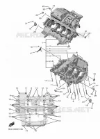 CARTER MOTEUR pour Yamaha R1 2024
