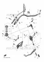 MAITRE CYLINDRE DE FREIN ARRIERE pour Yamaha R1 2024