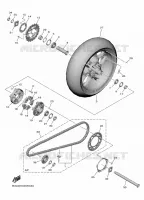 ROUE ARRIERE pour Yamaha R1 2024