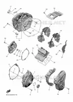 CARTER   MOTEUR 1 pour Yamaha R1 2024
