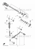 AXE DE SELECTEUR / PEDALE pour Yamaha R1 2024