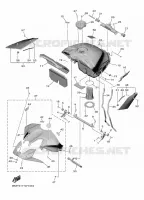 RESERVOIR A ESSENCE pour Yamaha R1 2024