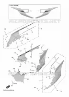 COUVERCLE LATERAL pour Yamaha R1 2024