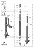 FOURCHE pour Yamaha R1 2024
