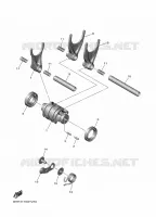 BARILLET DE SELECTION / FOURCHETTES pour Yamaha YZF 2024