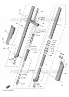 FOURCHE pour Yamaha YZF 2024