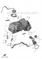 RESERVOIR A ESSENCE pour Yamaha YZF 2024