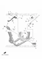 SUPPORT / REPOSE PIEDS pour Yamaha YZF 2024