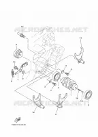 BARILLET DE SELECTION / FOURCHETTES pour Yamaha YZ 2024