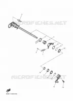 AXE DE SELECTEUR / PEDALE pour Yamaha R7 2024