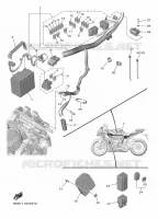 PARTIE ELECTRIQUE 1 pour Yamaha R7 2024