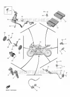 PARTIE ELECTRIQUE 2 pour Yamaha R7 2024