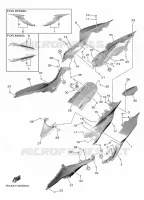 COUVERCLE LATERAL pour Yamaha R7 2024