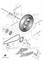 ROUE ARRIERE pour Yamaha R7 2024