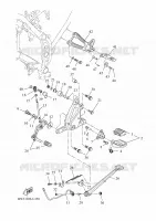 SUPPORT / REPOSE PIEDS pour Yamaha TENERE 2024