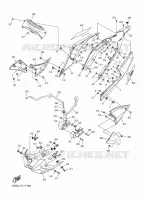 COUVERCLE LATERAL pour Yamaha MT 2023