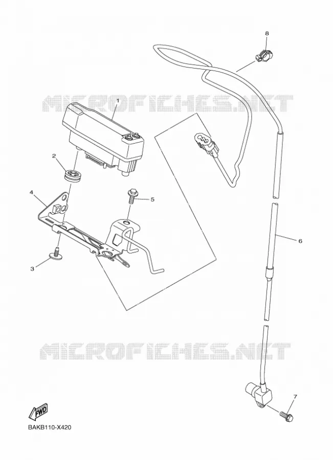 COMPTEUR  Yamaha MOTO 250 2023 WRF  WR250FP