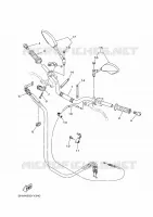 GUIDON ET CABLES pour Yamaha MT 2023