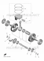 VILEBREQUIN / PISTON pour Yamaha YZF 2023