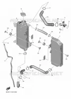 RADIATEUR / DURITES pour Yamaha YZF 2023