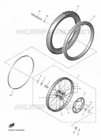 ROUE AVANT pour Yamaha YZF 2023