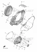 CARTER   MOTEUR 1 pour Yamaha YZF 2023