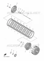 EMBRAYAGE DE DEMARREUR pour Yamaha YZF 2023