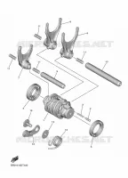 BARILLET DE SELECTION / FOURCHETTES pour Yamaha YZF 2023