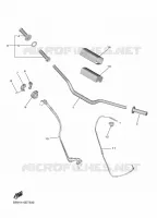GUIDON ET CABLES pour Yamaha YZF 2023