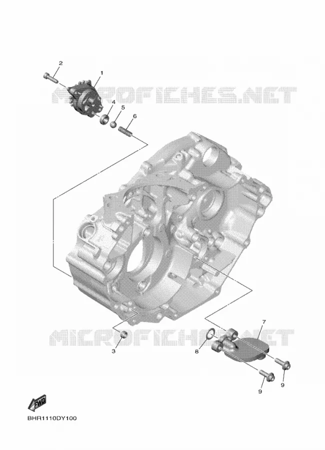 POMPE A HUILE Yamaha MOTO 450 2023 YZF  YZ450FP