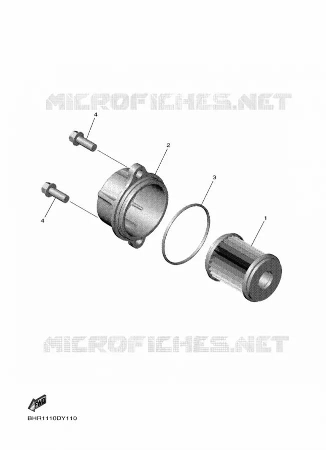 FILTRE A HUILE Yamaha MOTO 450 2023 YZF  YZ450FP