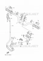 GUIDON ET CABLES pour Yamaha BWS 2023
