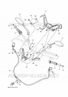 GUIDON ET CABLES pour Yamaha XMAX 2023