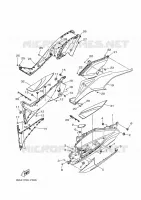 SUPPORT / REPOSE PIEDS 2 pour Yamaha XMAX 2023
