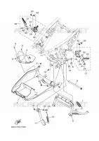 SUPPORT / REPOSE PIEDS pour Yamaha XMAX 2023