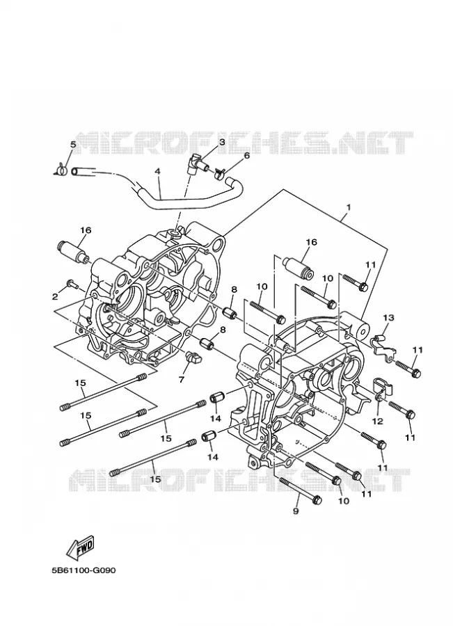 CARTER MOTEUR Yamaha MOTO 110 2023 TTR  TT-R110EP